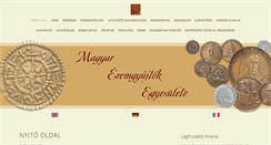 Desktop Screenshot of eremgyujtok.hu